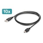 Vista del Digitus adaptador USB 2.0 paquete de 10, modelo AK-990942-018-S, con conectividad fiable y alta calidad.