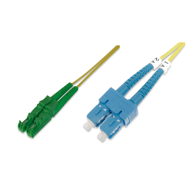 ASSMANN Electronic cable de fibra óptica de 5m E2000-SC amarillo Cable de fibra óptica e InfiniBand de 5 metros amarillo de ASSMANN Electronic, modelo E2000-SC, SKU AL-9E2000SC-05I