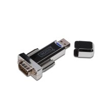 Adaptador USB a Serie de alta velocidad de la marca Digitus, modelo DA-70155-1. Ideal para conexiones rápidas y estables.