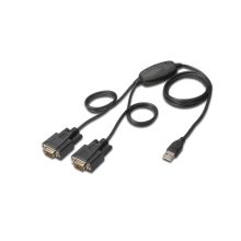 Cable Digitus USB 2.0 a 2x RS232, ideal para conexiones múltiples con número de SKU DA-70158