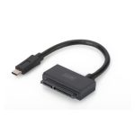 Cable adaptador Digitus USB 3.1 Type-C™ a SATA 3 para discos duros SSD/HDD de 2.5 pulgadas, SKU DA-70327