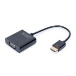 Convertidor HDMI a VGA Digitus, permite conexión de HDMI a VGA con alta calidad de señal. SKU: DA-70461
