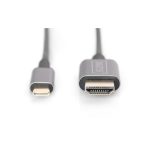 Adaptador de video Digitus modelo DA-70821, USB-C a HDMI con resolución UHD 4K a 30 Hz