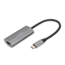 Cable adaptador gráfico Digitus USB-C a HDMI con soporte para UHD 8K a 60 Hz, SKU DA-70822