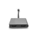 Imagen del adaptador gráfico USB Type-C 4K 2 en 1 HDMI de Digitus, modelo DA-70828, ideal para conexiones de alta resolución.