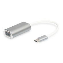 Imagen del adaptador gráfico Digitus DA-70837 USB Type-C a VGA, ideal para conectar dispositivos modernos a monitores VGA.