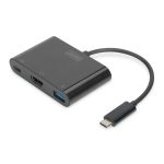 Adaptador multipuerto Digitus USB Type-C™ con conector HDMI y 3 puertos adicionales, SKU DA-70855