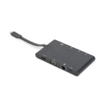Digitus estación de conexión universal de viaje USB Type C, modelo DA-70865, adecuada para múltiples dispositivos portátiles