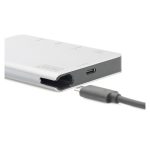 Estación de conexión multipuerto Digitus USB Type C con 6 puertos, modelo DA-70867