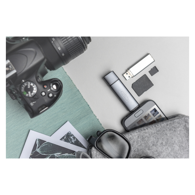 Digitus Dual Card Reader Hub USB-C™ / USB 3.0, OTG 5 Razones para comprar el Digitus Dual Card Reader Hub USB-C™ / USB 3.0, OTG