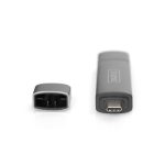 Digitus Dual Card Reader Hub con USB-C y USB 3.0, modelo DA-70886, ideal para dispositivos OTG
