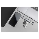 Digitus Dual Card Reader Hub con USB-C y USB 3.0, modelo DA-70886, ideal para dispositivos OTG