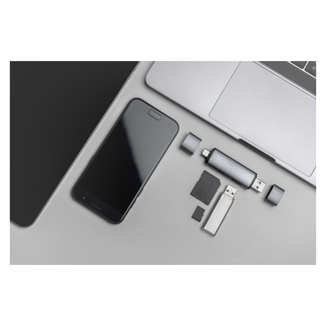 Digitus Dual Card Reader Hub USB-C™ / USB 3.0, OTG 3 Usuario del Digitus Dual Card Reader Hub USB-C™ / USB 3.0, OTG