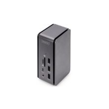 Imagen de la estación de acoplamiento Digitus USB4 8K con USB Type-C, SKU DA-70897, accesorios para portátiles.