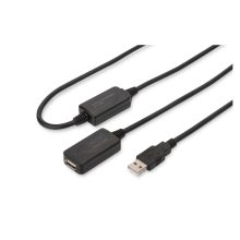 Cable repetidor USB 2.0 de 20 metros de la marca Digitus, modelo DA-73102, ideal para conexiones largas