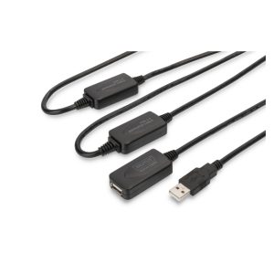 Cable repetidor USB 2.0 de 25 metros de la marca Digitus con SKU DA-73103