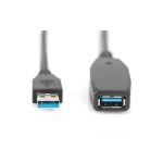 Imagen del Digitus cable alargador USB 3.0 activo de 10 metros con SKU DA-73105