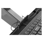 Digitus Estación de trabajo de bipedestación flexible para montaje a la pared, ideal para un monitor único, modelo DA-90372. Solución ergonómica y ajustable para el trabajo eficiente.