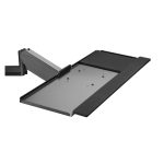 Digitus Estación de trabajo de bipedestación flexible para montaje a la pared, ideal para un monitor único, modelo DA-90372. Solución ergonómica y ajustable para el trabajo eficiente.