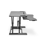 Digitus Módulo adicional ergonómico para escritorio con soporte para monitores, DA-90380-1