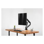 Digitus Soporte para monitor doble, capacidad para 2 monitores de 32 pulgadas y hasta 9 kg cada uno, modelo DA-90395