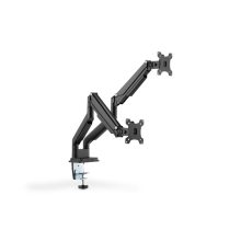 Digitus Soporte para monitor doble, capacidad para 2 monitores de 32 pulgadas y hasta 9 kg cada uno, modelo DA-90395
