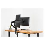 Digitus Soporte para monitor doble, capacidad para 2 monitores de 32 pulgadas y hasta 9 kg cada uno, modelo DA-90395