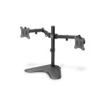 Soporte para dos monitores Digitus de hasta 32 pulgadas cada uno, soporta un peso de 8 kg por monitor, modelo DA-90401