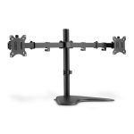 Soporte para dos monitores Digitus de hasta 32 pulgadas cada uno, soporta un peso de 8 kg por monitor, modelo DA-90401