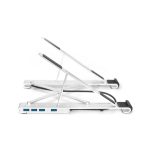 Digitus Soporte variable para notebook con hub USB-C™ integrado, 5 puertos, código DA-90424