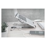 Digitus Soporte variable para notebook con hub USB-C™ integrado, 5 puertos, código DA-90424