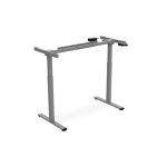 Digitus Bastidor de mesa eléctrico de altura regulable con motor individual y 2 niveles en color gris, DA-90432