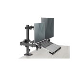 Digitus soporte para un monitor y soporte para portátil, tamaño máximo de pantalla 32 pulgadas, capacidad de peso doble de 9 kg, modelo DA-90436