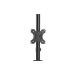 Digitus Soporte para monitor vertical doble, capacidad para dos monitores de 32 pulgadas, soporta hasta 8 kg por monitor, modelo DA-90438