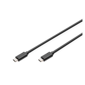 Cable Digitus de Conexión USB Type-C, alta velocidad, longitud 1 metro, SKU DB-300138-010-S
