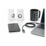 Digitus Cable de conexión USB Type-C, Gen2, Type-C a A, con alta velocidad de transmisión y compatibilidad, SKU DB-300146-010-S