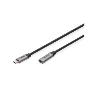 Cable de prolongación USB 3.0 Gen 1 Digitus con conector USB Type-C, modelo DB-300230-010-S, ideal para transferencia rápida de datos