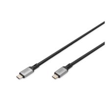 Digitus Cable de Conexión USB 4.0 Tipo-C, alta velocidad, SKU DB-300443-030-S, ideal para cargar y transferir datos rápidamente