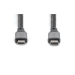 Digitus Cable de Conexión USB 4.0 Tipo-C, alta velocidad, SKU DB-300443-030-S, ideal para cargar y transferir datos rápidamente