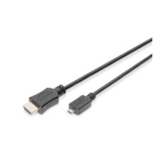 Digitus Cable de conexión 4K HDMI High Speed, Tipo D a Tipo A, SKU DB-330109-020-S. Ideal para transmisión de video en alta resolución con tecnología 4K.