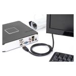 Digitus Cable de conexión HDMI Premium High Speed con Ethernet, 1 metro, SKU DB-330123-010-S