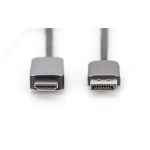 Cable adaptador Digitus para 8K DisplayPort a HDMI tipo A, con alta resolución y calidad DB-340305-010-S