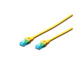 Digitus Cable de conexión CAT 5e U/UTP, 100 metros, SKU DK-1512-100/Y. Ideal para redes de alta velocidad.