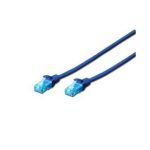 Cable de red Digitus de 2 metros en color Azul, categoría Cat5e U/UTP con SKU DK-1512-200/B