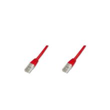 Cable de red rojo Digitus Cat5e U/UTP de 30 metros, modelo DK-1512-300/R.