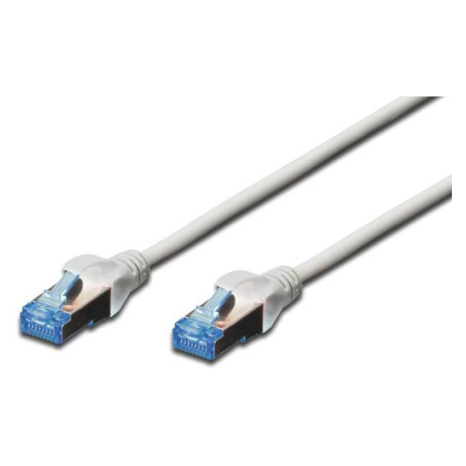 Digitus cable de red Cat 5e 0.25m gris con protección F-UTP Cable de red Digitus Cat 5e F-UTP 0.25m en color gris, SKU DK-1522-0025, ideal para conexiones de alta velocidad y protección contra interferencias.