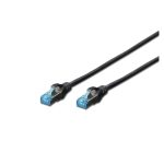 Cable de conexión SF/UTP CAT 5e de 2 metros, de la marca Digitus, SKU DK-1531-020/BL