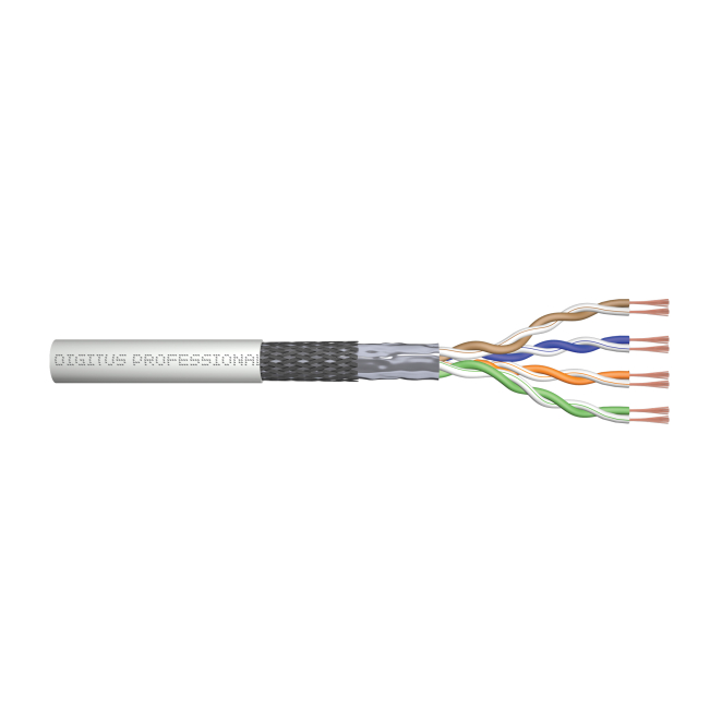 Digitus Cable de instalación CAT 5e SF/UTP de par trenzado Cable de red Digitus CAT 5e SF/UTP de par trenzado, SKU DK-1531-P-305-1, ideal para instalaciones de cableado de alta velocidad