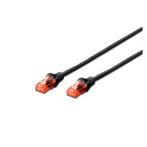 Cable de red Digitus Cat6 U/UTP de 7 metros en color negro, modelo DK-1612-070/BL