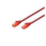 Cable de red Digitus DK-1612-070/R en color rojo, de 7 metros de longitud, categoría Cat6 U/UTP
